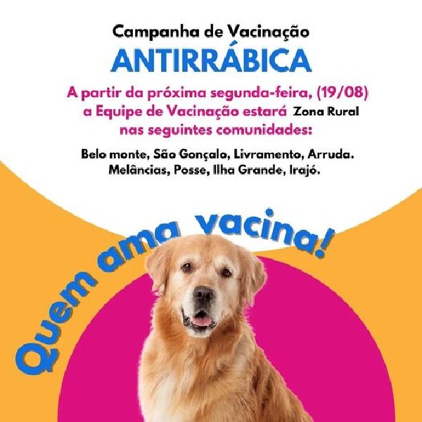 Campanha de Vacinação Antirrábica