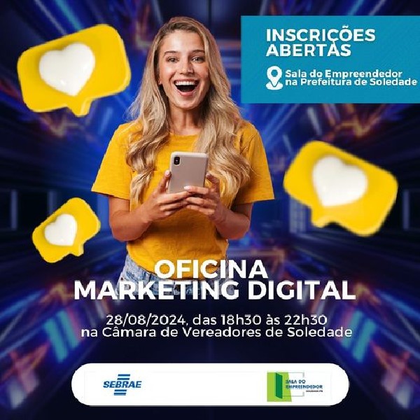 Oficina de Marketing: inscreva-se!