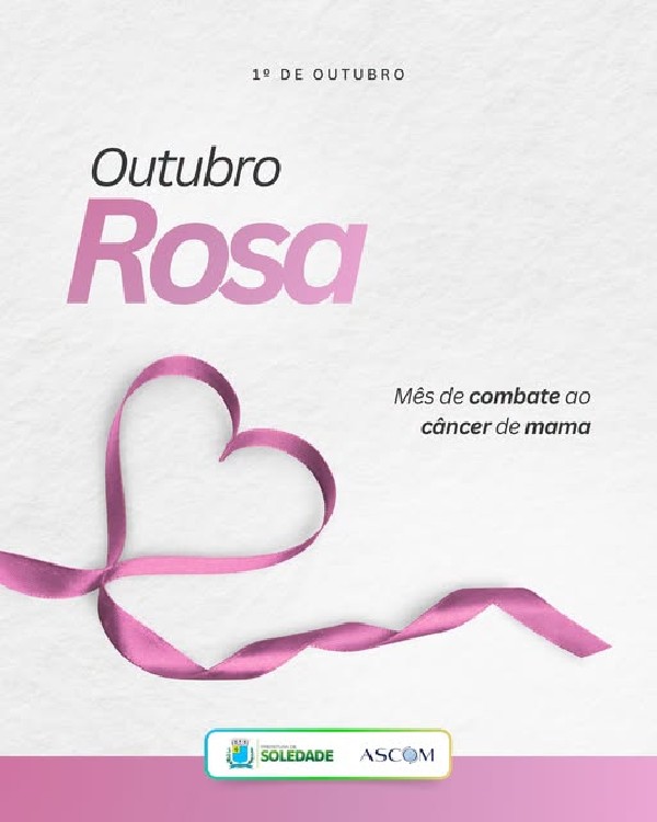 Outubro Rosa, um mês de conscientização, cuidado e prevenção!